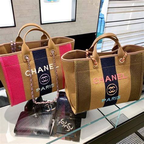 chanel beach tote|chanel shopping tote.